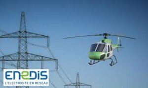 VISITE DE LIGNES ELECTRIQUES PAR HELICOPTERE